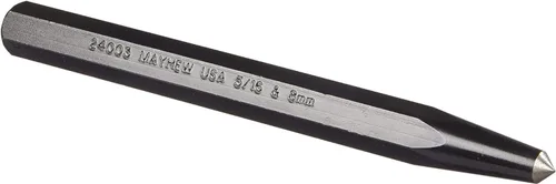 Miniatura 3 de Mayhew Tools 24000 Punzón central, 3/32" - 2.5 mm x 4", acabado de óxido negro