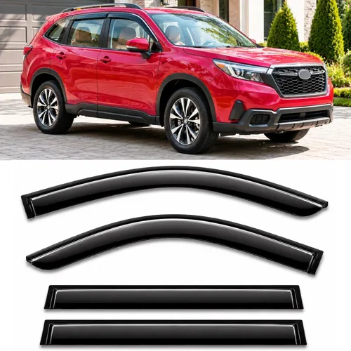 Miniatura 30 de 2013-2018 Protectores de lluvia con cinta adhesiva deflectores de ventana lateral para Toyota RAV4 LE XLE SE Limited Platinum Negro 2014 2015 2016