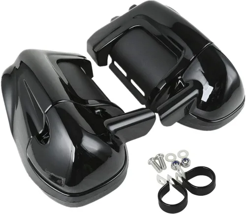 TCMT Guantera con carenado inferior ventilado para las piernas, compatible con Harley Touring Road King Street Glide Electra Glide Ultra-Classic