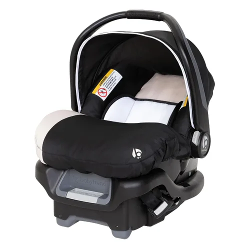 Baby Trend Ally Sistema de Viaje con Asiento de Automóvil Portátil para Bebé Recién Nacido con Arnés y Funda Extra Acogedora para Bebés de Hasta 35
