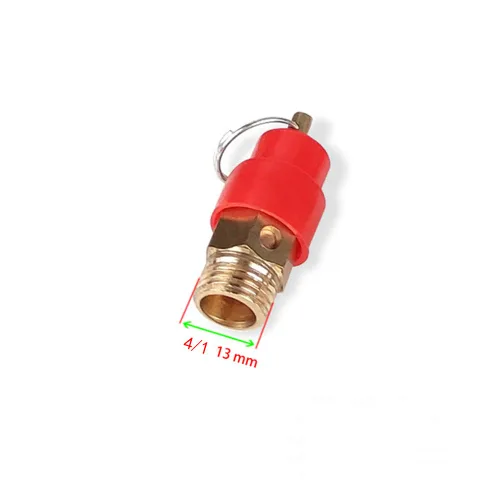 Miniatura 5 de Válvula de control del interruptor de presión del compresor de aire, 90-120 PSI con regulador y manómetro, 4 puertos 1/4" NPT con válvula