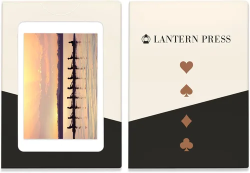 Miniatura 4 de Lantern Press Barco de remo del equipo al amanecer (52 cartas de juego, baraja de cartas de tamaño póquer con comodines)