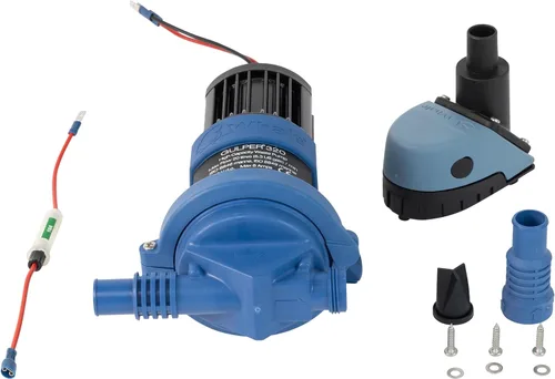 Miniatura 4 de Whale Gulper 320 Bomba de residuos de agua gris de alta capacidad, 5 GPM, maneja los residuos de múltiples desagües, sin filtros, sin obstrucciones
