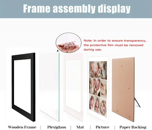 Miniatura 5 de YK artwood Impresiones en lienzo personalizadas con tus fotos, marco personalizado de 8 x 8 pulgadas, marco moderno de madera negra con tu foto