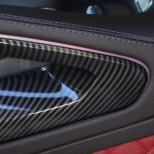 Miniatura 7 de Cubierta del reposabrazos lateral de control central para Mercedes Benz GLE W167 C167 GLS X167 Carbon Fiber Interior Accessories Decorative Cover