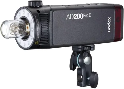 Miniatura 4 de Godox AD200 PRO II TTL Kit de flash de bolsillo con cabezales de flash H200J II y H200 II, pantalla a color y lámpara de modelado LED