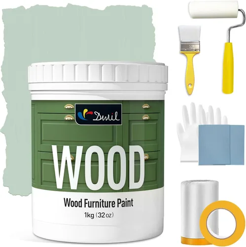Miniatura 37 de DWIL Pintura para Muebles con Acabado Mate - Pintura para Madera de 16 Oz para Gabinetes, Puertas, Mesas y Cómodas Renovación - A Base de Agua, No