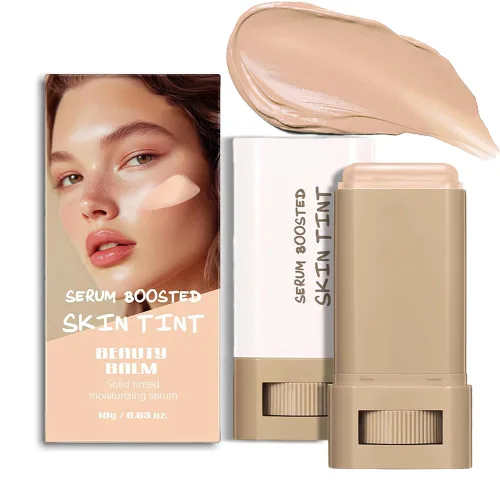 Miniatura 10 de Un bálsamo de belleza 3 en 1combining, suero de belleza, tinte para la piel, suero hidratante teñido sólido, base de contorno facial para mujeres