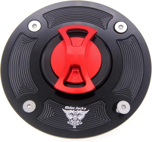 Miniatura 8 de Tapa de tanque de combustible sin llave para Suzuki HAYABUSA GSXR 1300 1999-2007, SV650/SV650S 1992-2002, GSXR600 1997-2003, GSXR750 1996-2003, Negro