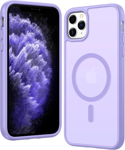 Miniatura 521 de FNTCASE Funda para iPhone 13 Pro-Max: Fundas magnéticas transparentes compatibles con Magsafe Slim anti amarillamiento protección contra caídas