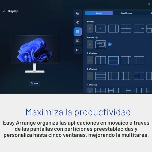 Miniatura 7 de Dell Monitor 24 Plus - S2425HSM - Pantalla FHD de 23.8 pulgadas (1920 x 1080) 144 Hz 1 ms, 2 altavoces de 3 W, conectividad HDMI, ajuste