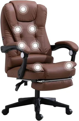 Miniatura 11 de Sillas de juegos con reposapiés, silla ergonómica de videojuegos para adultos, silla de oficina de computadora estilo carreras con soporte lumbar
