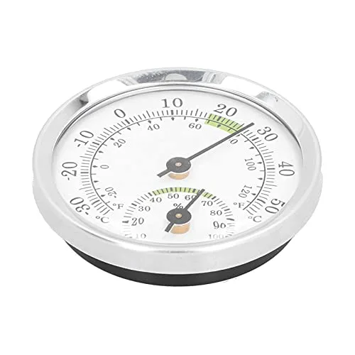 Miniatura 2 de Tipo de puntero higrómetro del termómetro del dial para el control de la humedad de la temperatura interior del invernadero del refrigerador