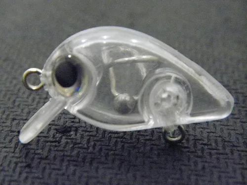 Miniatura 30 de 10 Señuelo en Blanco sin Pintar Minnow Crankbait de Agua Superior sin Labios Jerkbait Señuelos de Pesca UPM760P10