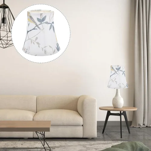 Miniatura 9 de Angoily Pantalla de tela para lámpara de mesa E27, cubierta de luz de 5.85 pulgadas, repuesto de material de lino suave, decoración de dormitorio