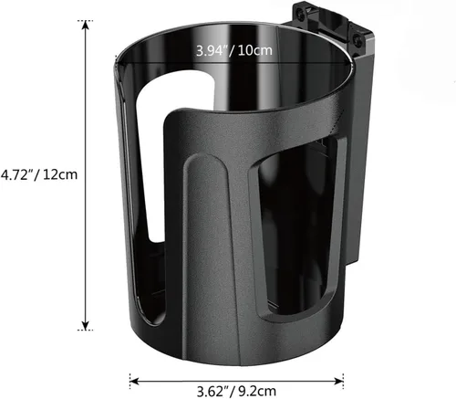 Miniatura 4 de LITTLEMOLE Portavasos grande, soporte universal para bebidas para casi cualquier tamaño de botella o lata, ideal para caravanas, coches, furgonetas