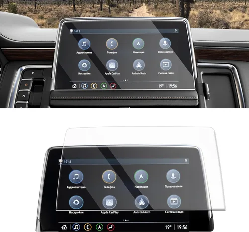 Miniatura 10 de CDEFG 3 protectores de pantalla mate para GMC Yukon 2025 2026, sin reflejos ni huellas dactilares, vidrio templado para GMC Yukon 2025 2026, 3
