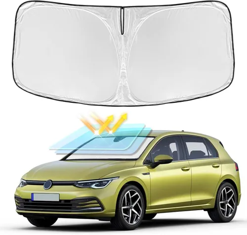Miniatura 15 de para Dodge RAM 1500 2019-2024 2025 2026 Parasol Parasol para Parabrisas Cubierta - 4 Capas Parasol para Ventana Delantera para RAM1500 2Puertas