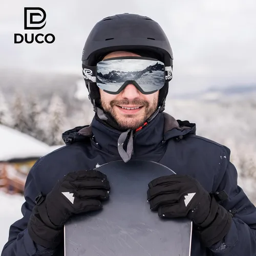 Miniatura 2 de DUCO OTG DCS003 - Gafas de esquí y snowboard para hombres y mujeres, protección UV400, antiniebla, esquí, nieve