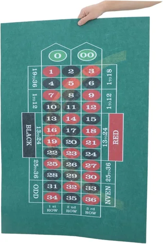 Miniatura 9 de ABOOFAN Alfombra de póquer divertida mejorada, tapete de juego, juego de cartas para reunión en casa, accesorio de juego para fiestas