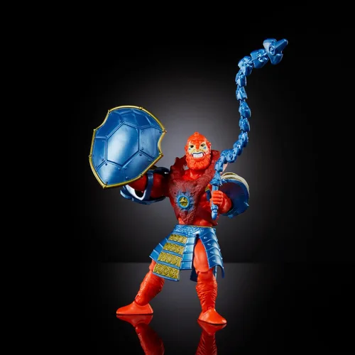Miniatura 4 de Masters of the Universe Origins Turtles of Grayskull Beast Man Figura de acción de juguete, 16 articulaciones, TMNT y Motu Crossover con accesorios