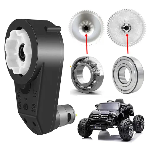 Caja de cambios RS555 de 24 voltios y 30000 RPM con motor de alto par para actualización de motor de ruedas eléctricas, caja de cambios de motor
