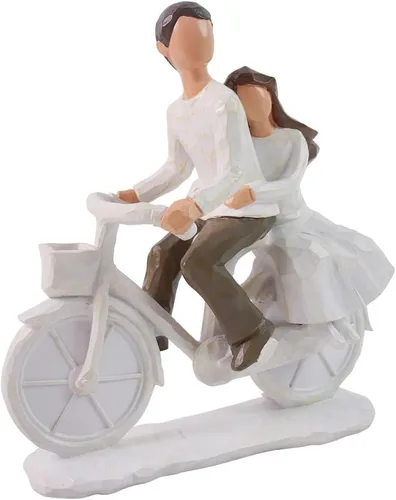 Miniatura 9 de jinhuoba Figuras románticas para parejas, escultura pintada a mano, el mejor regalo de San Valentín, matrimonio, aniversario, boda, compromiso