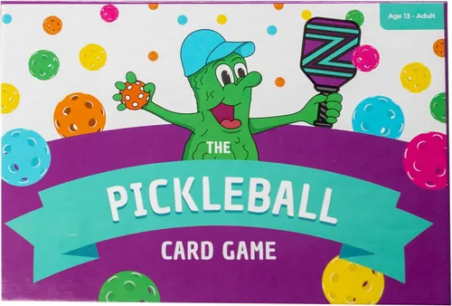 PCG Juego de cartas de pickleball para adultos, estrategia, suerte y diversión para adultos, 2 o 4 jugadores, perfecto para noches de juego