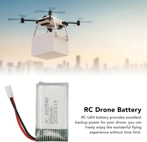 Miniatura 4 de Diyeeni 5 unids 800 mAh RC Drone batería portátil baterías de reserva para SYMA X5C X5C 1 X5 X5SC X5SW M68 K60 con excelente rendimiento