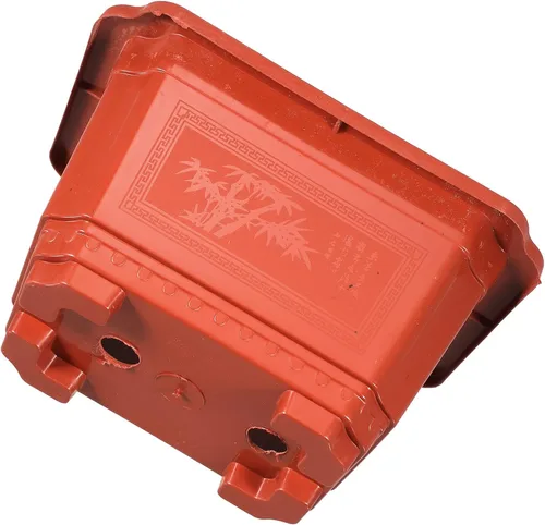 Miniatura 6 de ERINGOGO 10 macetas de entrenamiento para bonsái, 10 plantas bonsái, maceta rectangular de plástico con agujeros de drenaje, flor profunda grande
