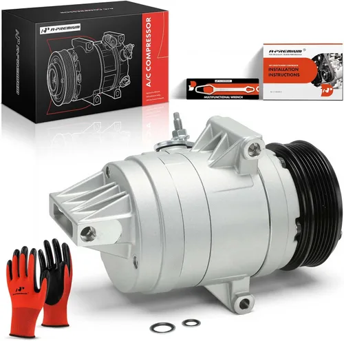 Miniatura 10 de A-Premium Compresor de aire acondicionado con embrague compatible con Ford Fusion 3.5L 2010-2012, Lincoln MKZ 3.5L 2007-2012, estilo SP17, 6