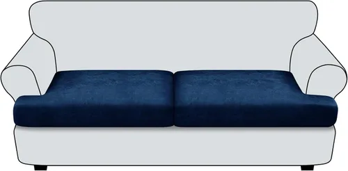 Miniatura 120 de Funda de cojín para sofá con aspecto de cuero, 1 unidad, elástica, para sala de estar, funda de cojín individual para sofá, protector de asiento
