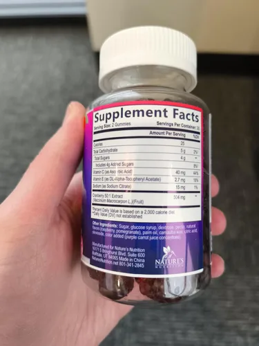 Miniatura 3 de Extracto de arándano de 504 mg por porción – Gomitas de arándano para apoyo a la salud del tracto urinario – Ayuda a limpiar y proteger, suplemento