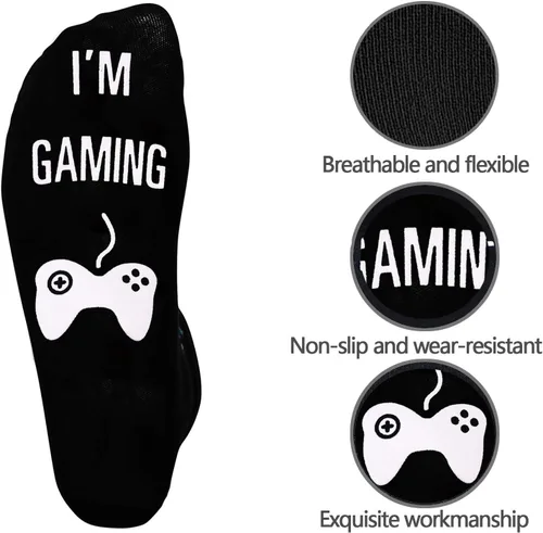Miniatura 2 de Regalos novedosos calcetines no molestar, estoy jugando, calcetines divertidos, regalos para niños adolescentes, niños, hombres, mujeres, amantes