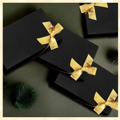 Miniatura 5 de Windyun 60 lazos elásticos para cajas de regalo de 15.74 pulgadas, lazo elástico elástico para el día de la madre con lazo de cinta, cuerda