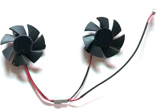 REMSEY Ventilador de GPU GeForce GTX 1650 GTX1050 de 1.811 in, 2 pines, compatible con ZOTAC GTX 1050Ti-4GD5 Mini Gaming GTX 1650 de perfil bajo