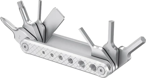 SMALLRIG Juego de herramientas plegables con destornilladores y llaves hexagonales, siete herramientas funcionales incluidas (plata) - AAK2213D
