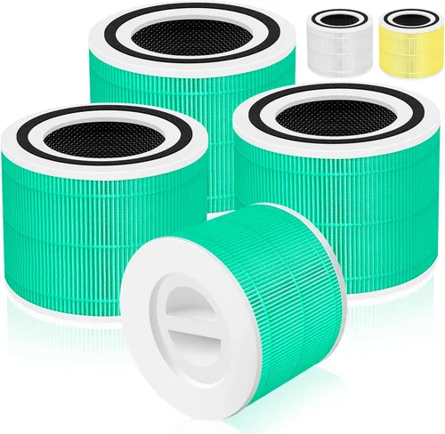 Miniatura 7 de Filtro de repuesto de absorción de toxinas Core 300 para purificador de aire LEVOIT Core 300/Core 300-P/Core 300S, 3 en 1 grado H13 True HEPA