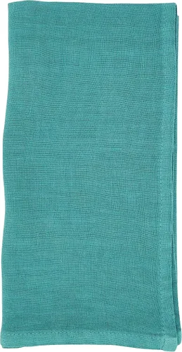 Miniatura 20 de Saro Lifestyle Pure Linen Elegance Servilleta de mesa (juego de 4), aguamarina, 20 pulgadas
