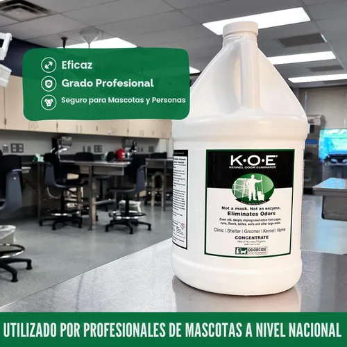 Miniatura 6 de Thornell KOE Concentrado eliminador de olores para perreras, eliminador de olores fuertes, ideal para jaulas, carreras, suelos y más, eliminador