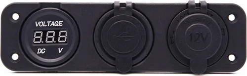 Miniatura 2 de interruptores basculantes para camiones y autos, interruptor LED, 3 pines, control de apagado/encendido, 12V (luz azul)
