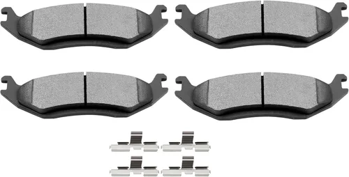 Miniatura 12 de SCITOO Kits de pastillas de freno semimetálicas D757 - Reemplazo trasero para Ford Excursion 2000-2005, F-250 Super Duty 1999-2004, F-350 Super Duty