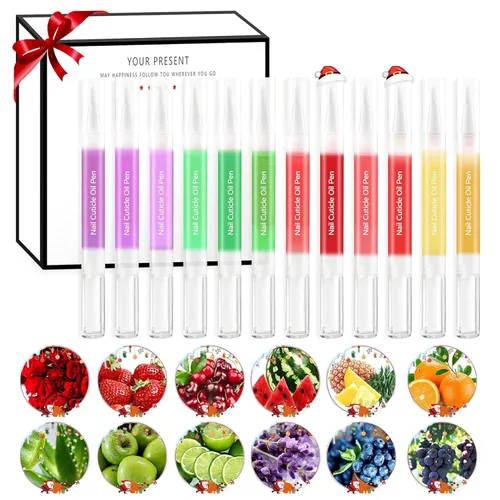 Miniatura 8 de 12 bolígrafos de aceite para cutículas de uñas, bolígrafo de aceite de uñas, esmalte nutritivo de uñas con vitaminas, gel hidratado, bolígrafo