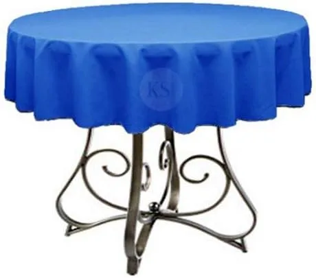 Miniatura 28 de Mantel redondo de poliéster de 72 pulgadas, disponible en más de 45 colores, ideal para restaurantes y superposiciones versátiles de eventos, elige