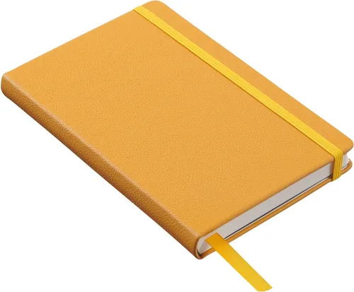 Miniatura 2 de Cuaderno de escritura clásico de cuero, de tapa dura, cierre elástico, páginas con rayas estrechas, colección Inspire