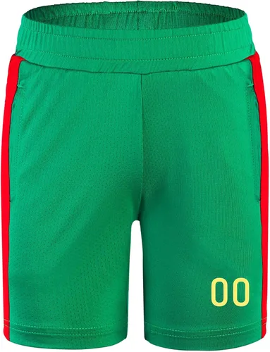 Miniatura 36 de Cnins Camisetas de entrenamiento de fútbol para niños de 2 a 14 años, trajes de práctica para niños y niñas con colores del equipo nacional