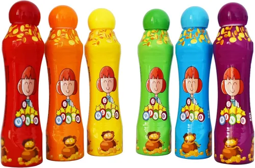 Miniatura 3 de Yuanhe Bingo Daubers - Marcadores de puntos – 3 oz Paint Dotter Bingo Dabbers/Dobbers, juego de 6