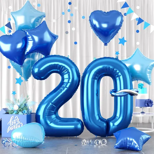 Miniatura 34 de Globos dorados de color champán con el número 11, globos de oro claro, globo de aluminio dorado con forma de corazón con estrella y globo largo