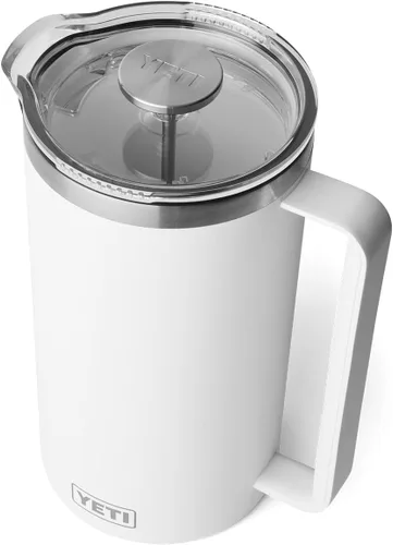 Miniatura 14 de YETI Rambler - Cafetera de prensa francesa de 34 onzas, color rojo rescate