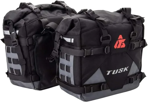 Miniatura 8 de TUSK Pannier Racks Pilot Pannier Bags with Top Rack CRF250 L Rally 2013-2020